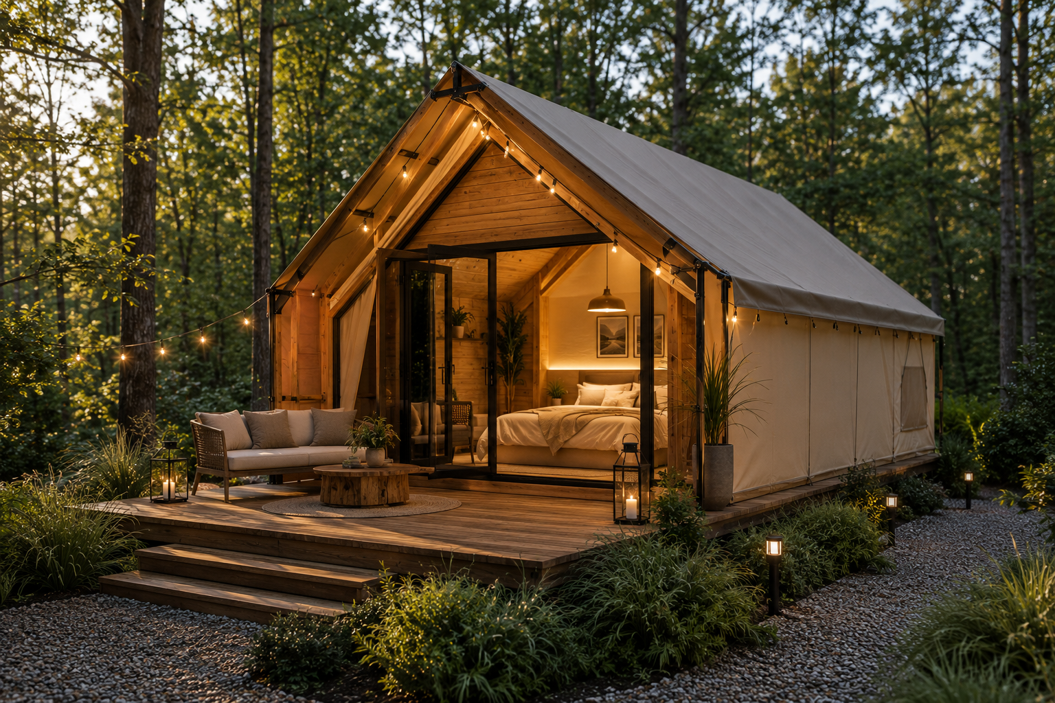 Celoroční bydlení tinyhouse s loftem